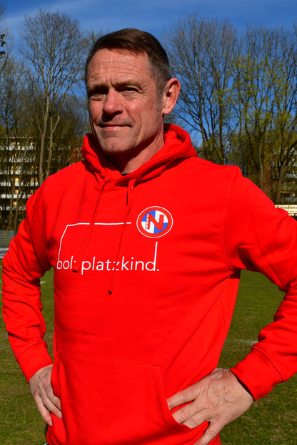 Hoodie Eintracht x Bolzplatzkind Rot